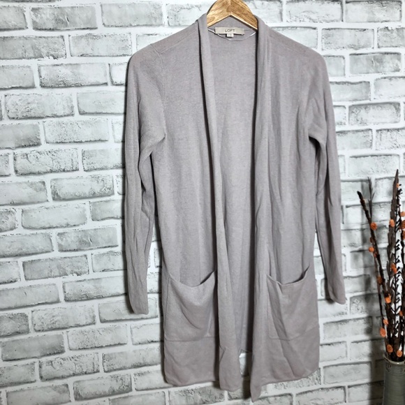 NWOT Loft knit long open cardigan Size M - Picture 2 of 10